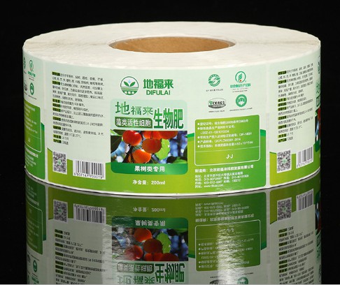 液肥防伪标签，肥料不干胶桶贴，化肥卷筒不干胶标签印刷